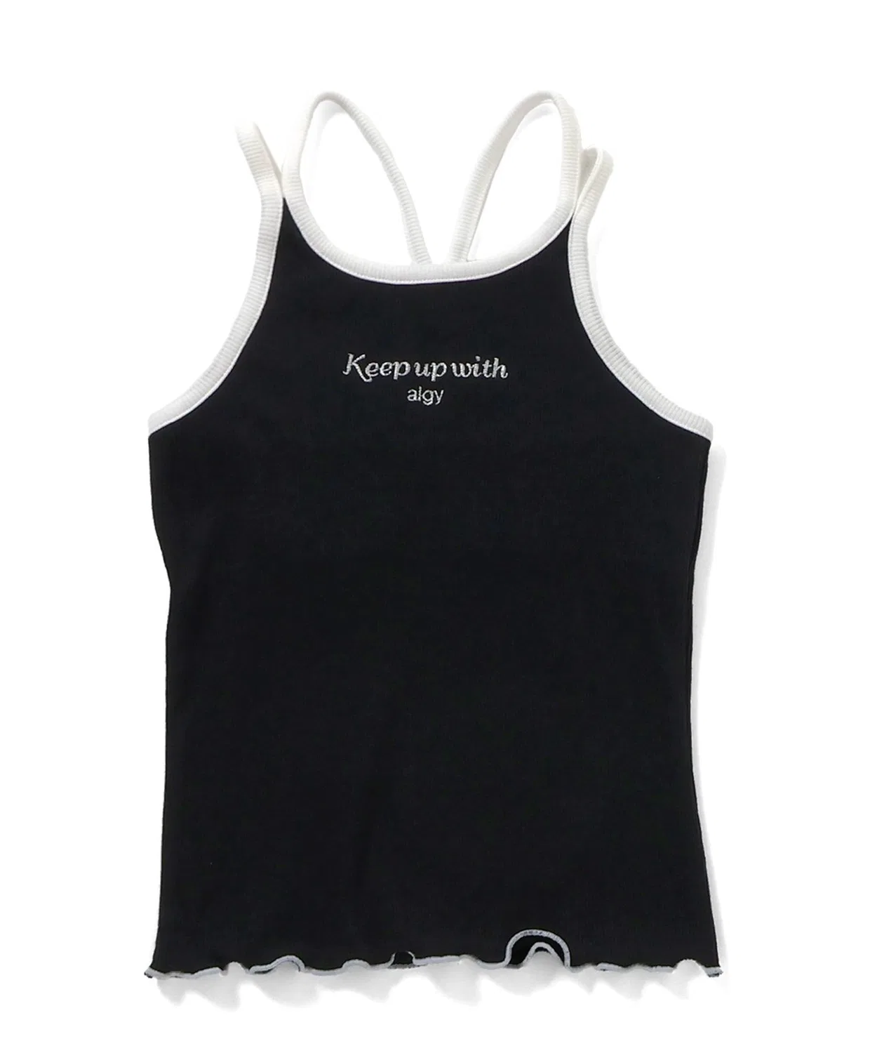 Детский топ-комбидрес с вышивкой Silver Embroidery, algy, Black