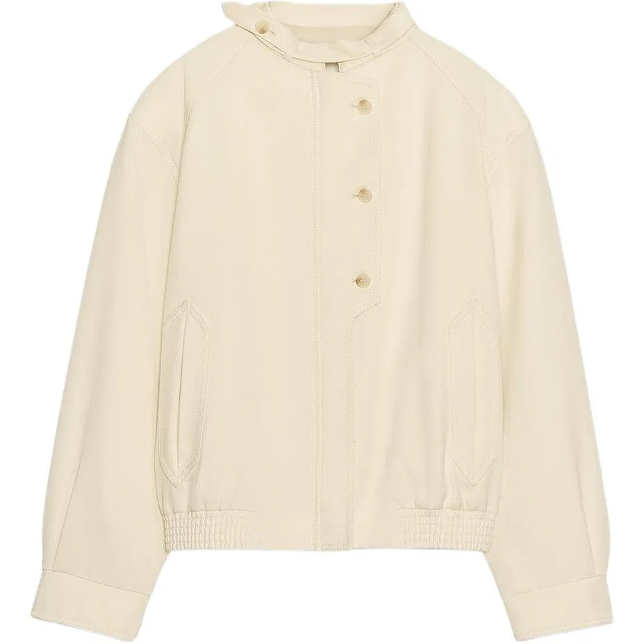 Женское пальто ZARA, Raw White