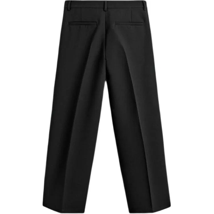 Детские брюки свободного кроя с широкими штанинами Black ZARA, Black — фото 3