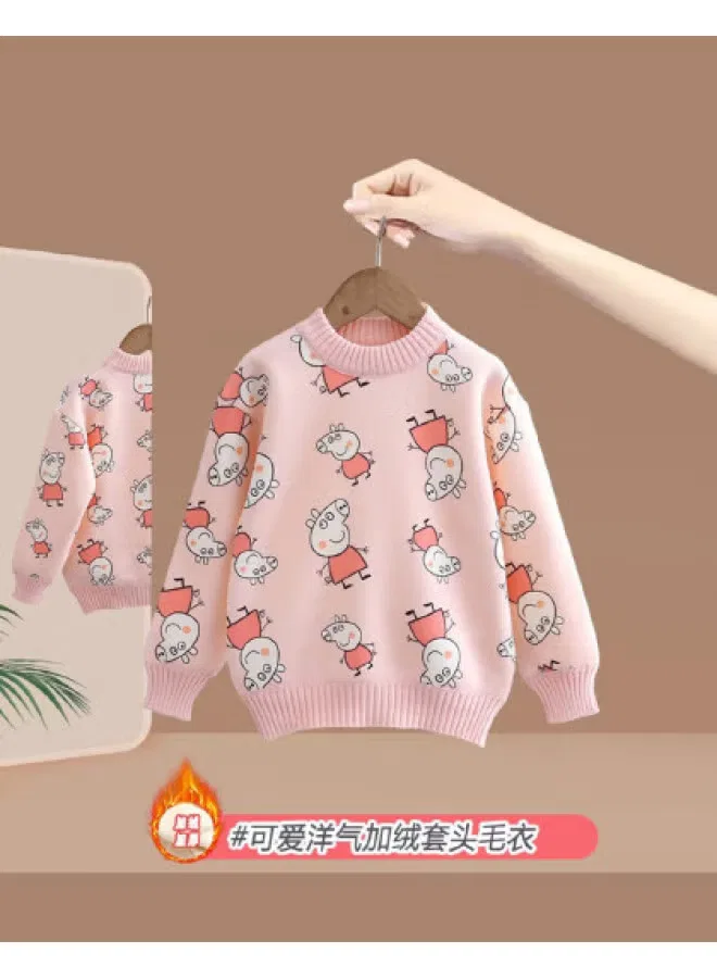 Свитшот с принтом Peppa Pig, розовый
