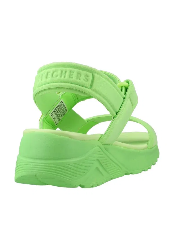 Сандалии текстильные Uno Lite Sandal Sunny Stand 27 Skechers, зеленый — фото 3