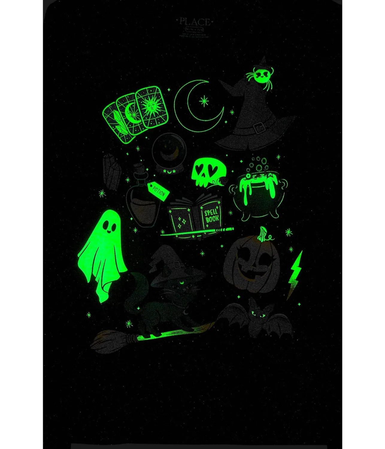 Лонгсливы с принтом, 2 шт. (для маленьких и больших детей) All Holidays 2-Pack Long Sleeve Graphic T-Shirt (Little Kid/Big Kid) The Children'S Place, Cat/Spooky Doodle — фото 4