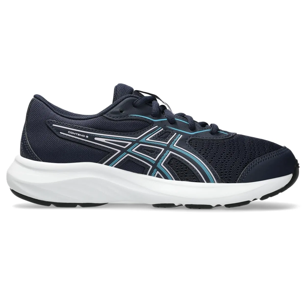 Детские кроссовки для мальчиков с принтом Contend 9 Gs ASICS, Midnight Stillwater