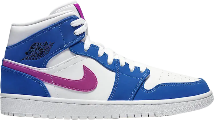 

Кроссовки Air Jordan 1 Mid Royal Violet, синий