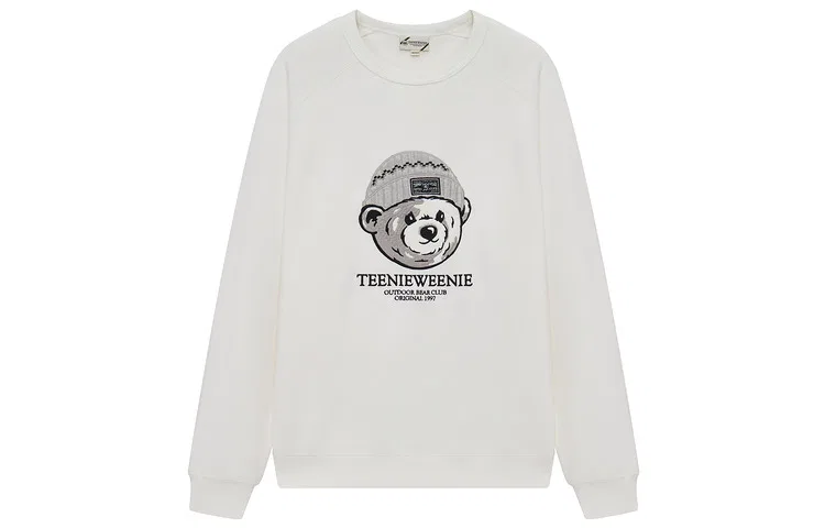 Детская толстовка с длинным рукавом FW24 Unisex Teenie Weenie Men, Ivory White