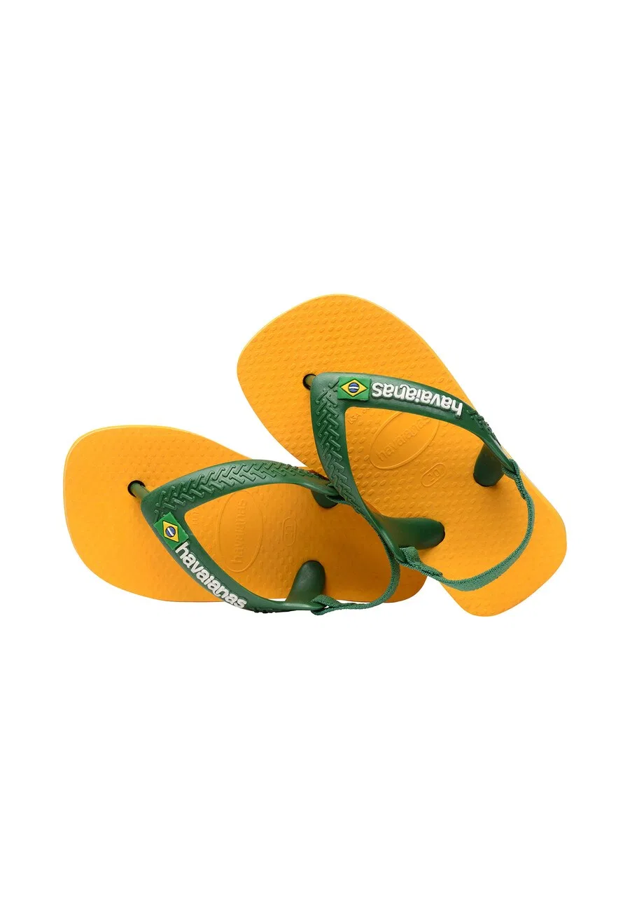 Сандалии Brasil желтого цвета HAVAIANAS — фото 3