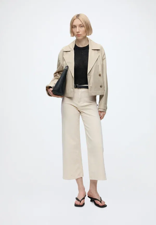 Брюки джинсовые Wide leg washed essential Tommy Hilfiger, muslin — фото 2