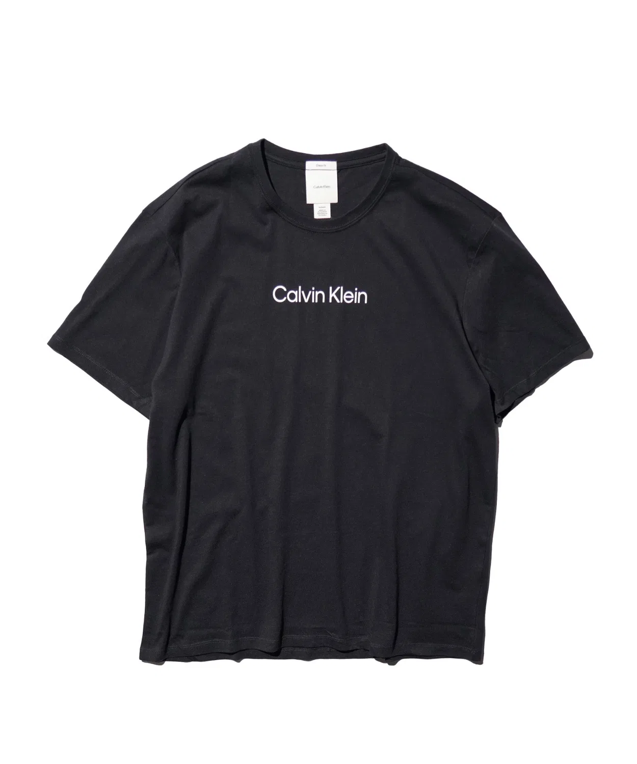 Футболка с принтом Calvin Klein Printed Logo Tee, Black