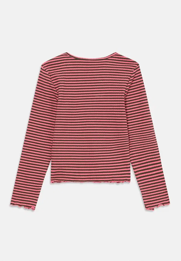 Комплект из двух футболок с длинными рукавами Kogdixi Life O Neck Only Girls, черный/розовый — фото 4