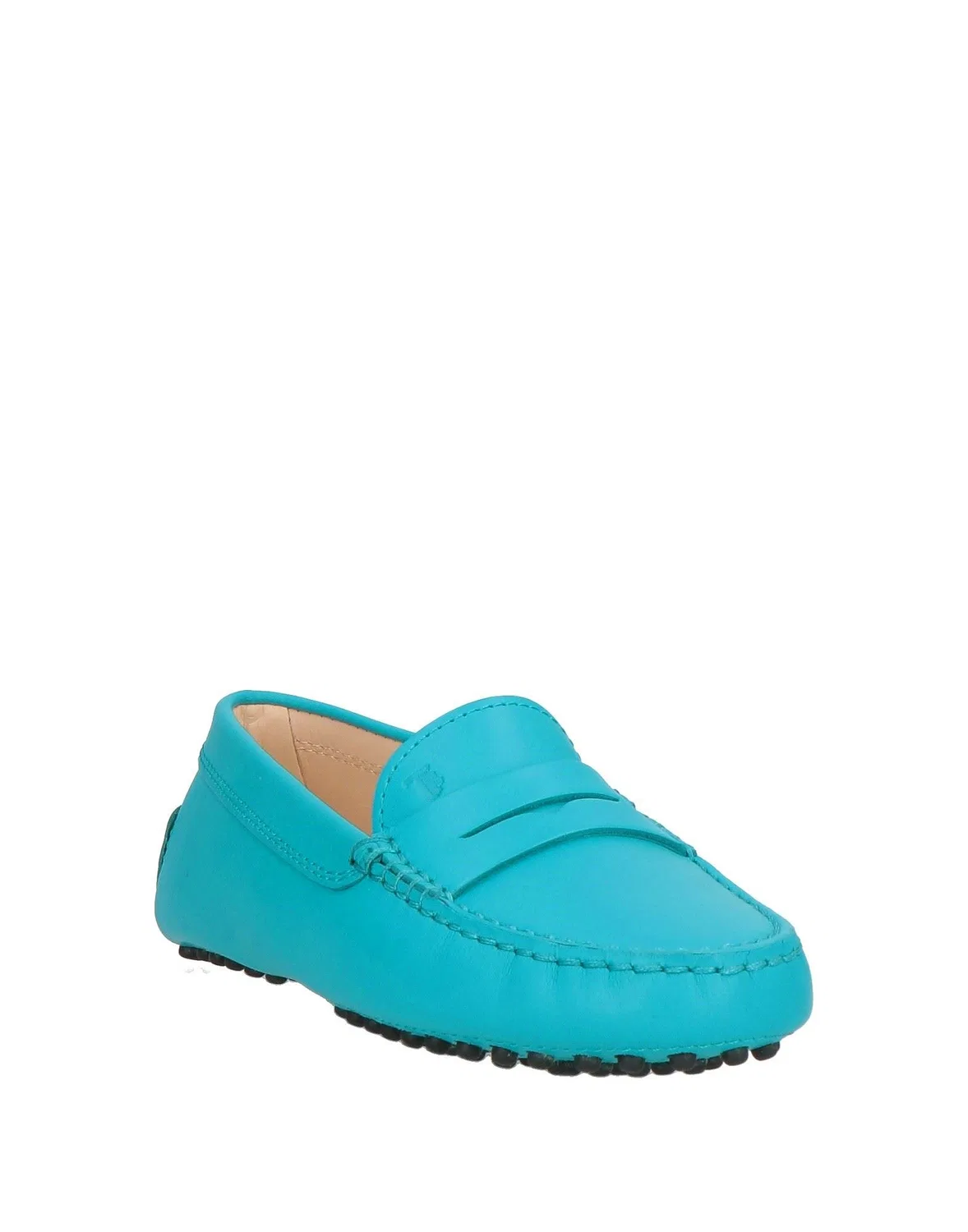Детские лоферы для мальчиков кожаные Tod'S, бирюзовый — фото 2