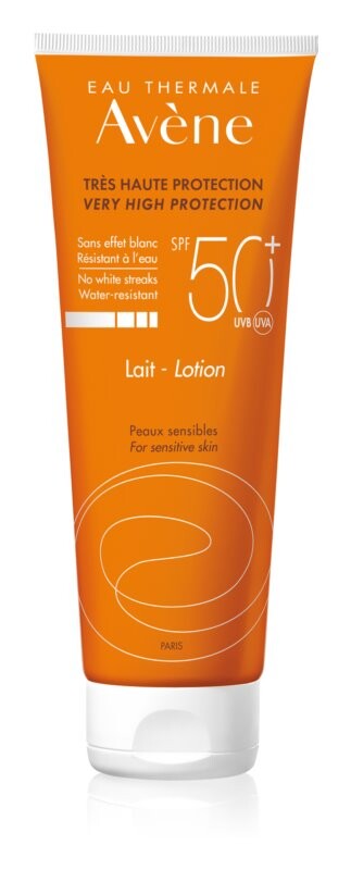 

Защитное молочко для чувствительной кожи SPF 50+ Avène Sun Sensitive