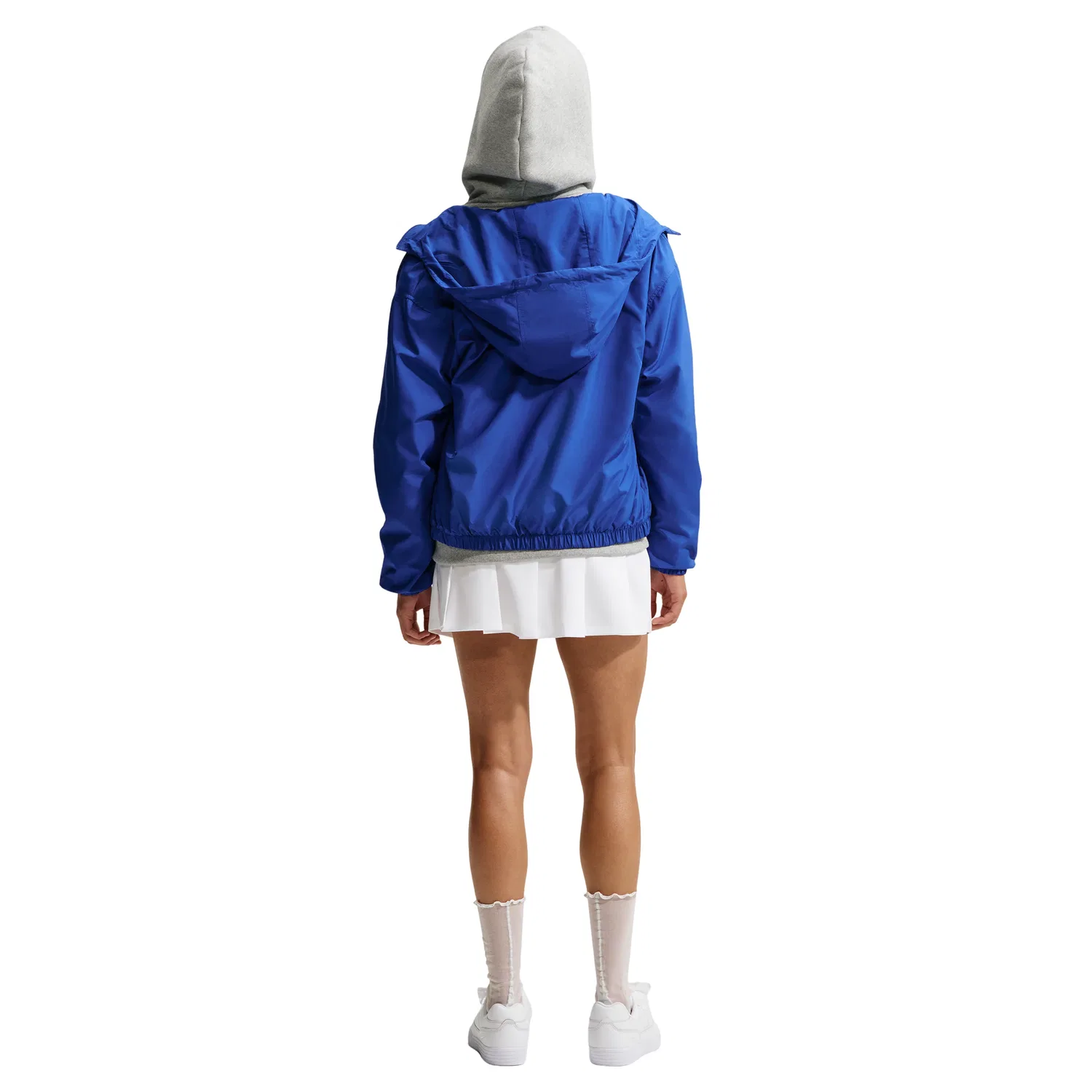 Женская юбка Sportswear Pleated Miniskirt 'White Black' Nike, White/Black — фото 3