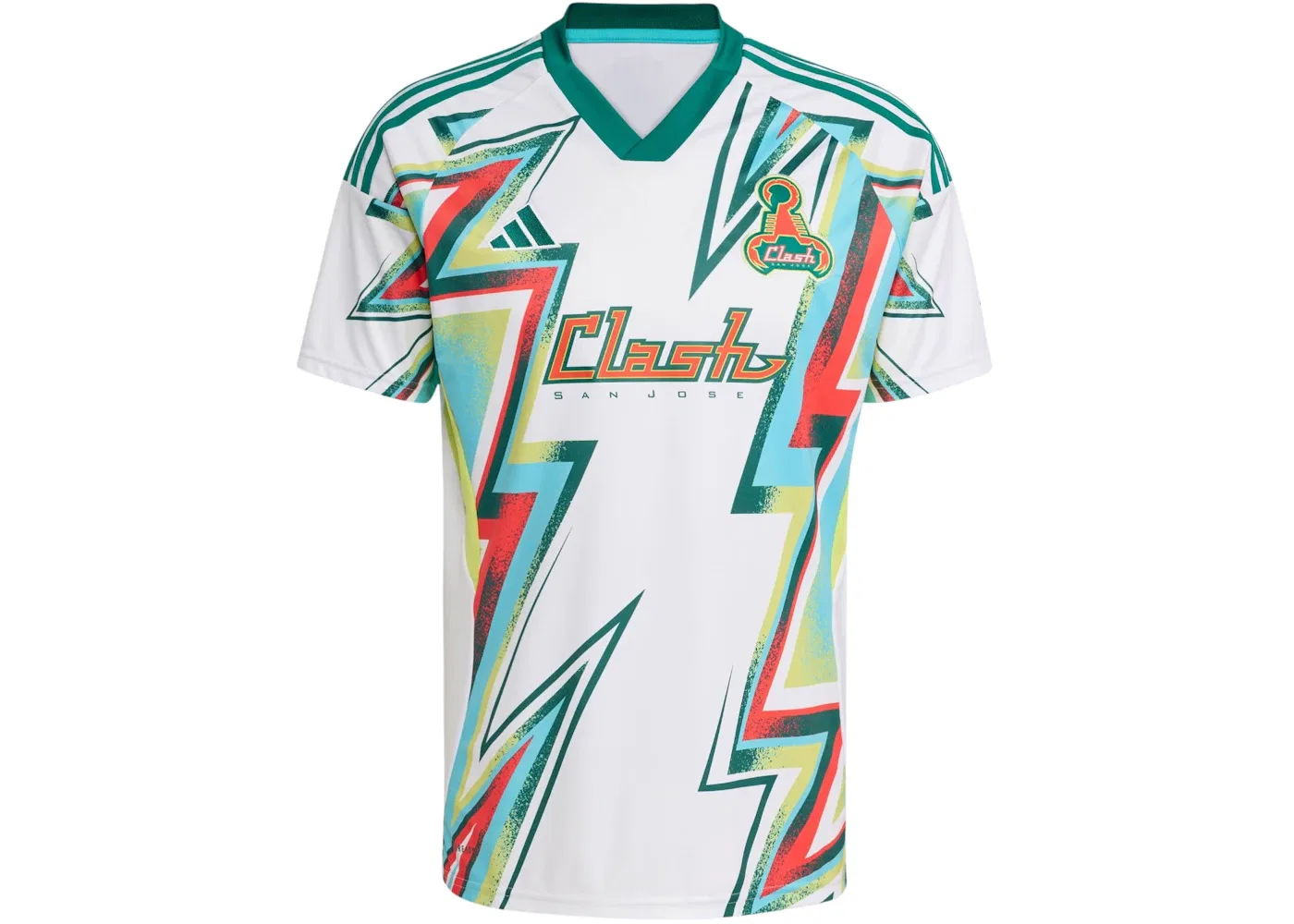 Мужская футбольная футболка с дизайном San Jose Earthquakes 2025 Jersey Adidas, White Mls-Sje-Sj5