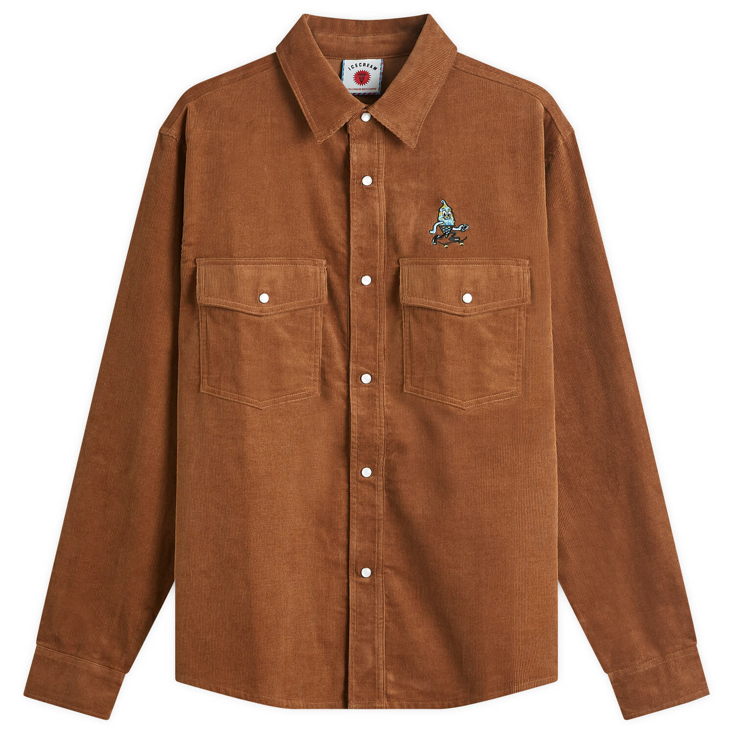 

Рубашка Icecream Needle Cord Shirt, коричневый
