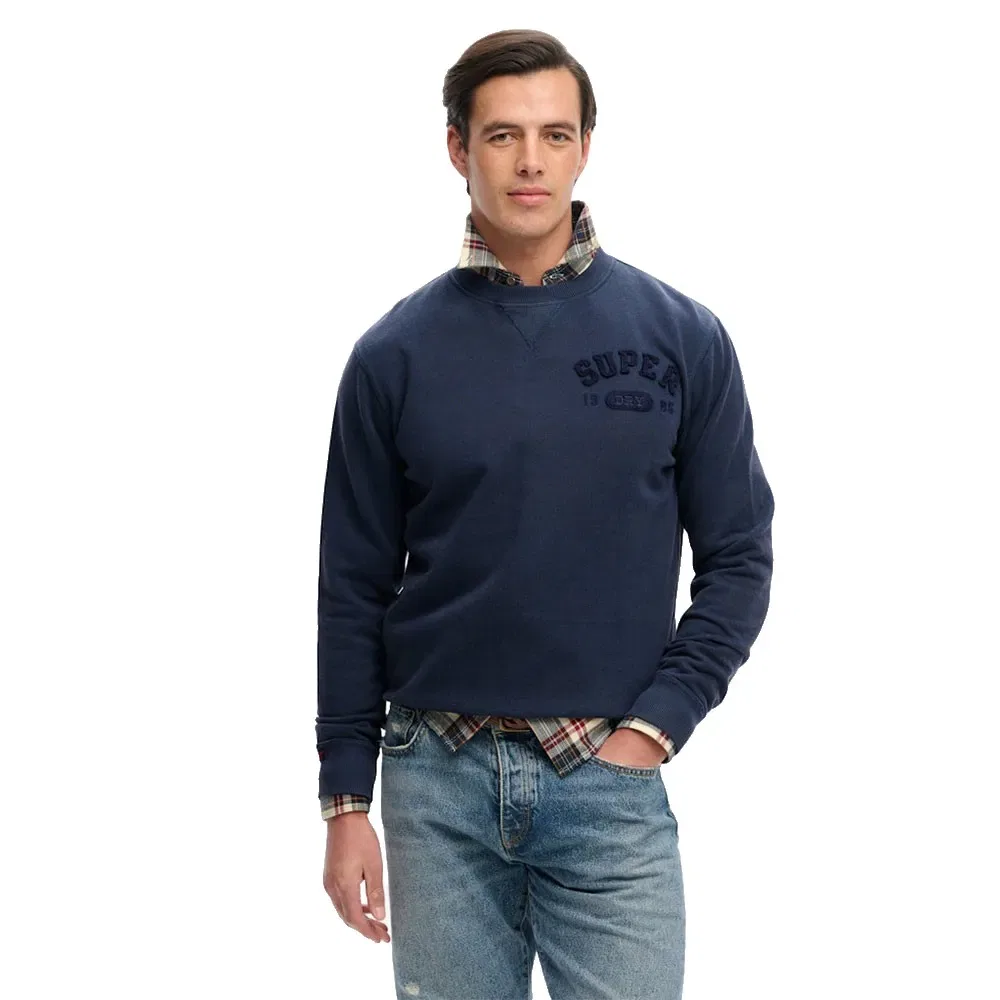 Свитшот Vintage Athletic Tonal Crew Superdry, синий