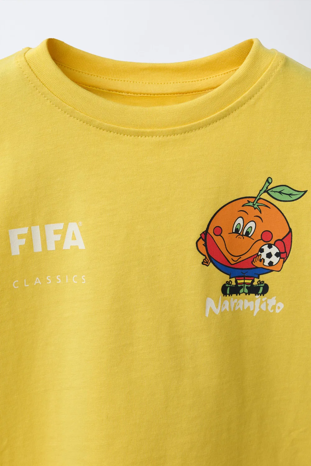 FIFA CLASSICS - Футболка с принтом Чемпионата мира по футболу FIFA 1982 ZARA, Yellow — фото 3