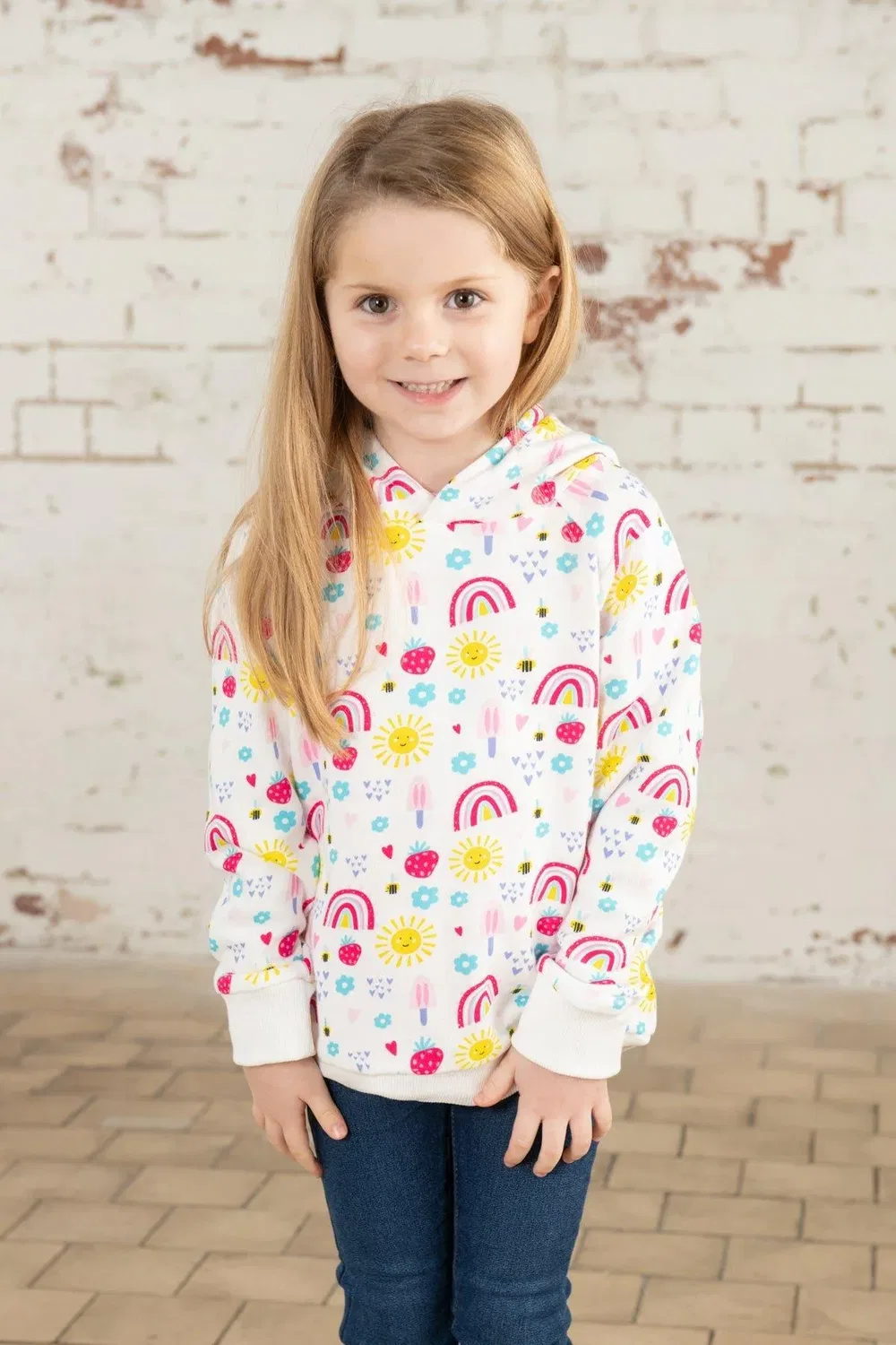 Детский худи Jessie Lighthouse Clothing, Pink — фото 2