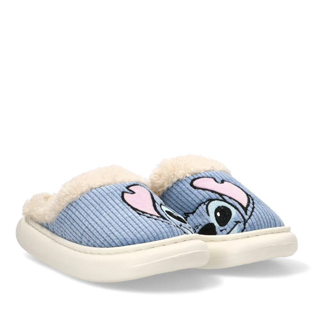 Детские тапочки с 3D-аппликацией Stitch Luna, Blue — фото 3
