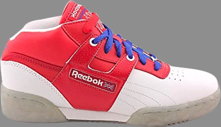 Кроссовки workout mid ice j Reebok, белый - фото