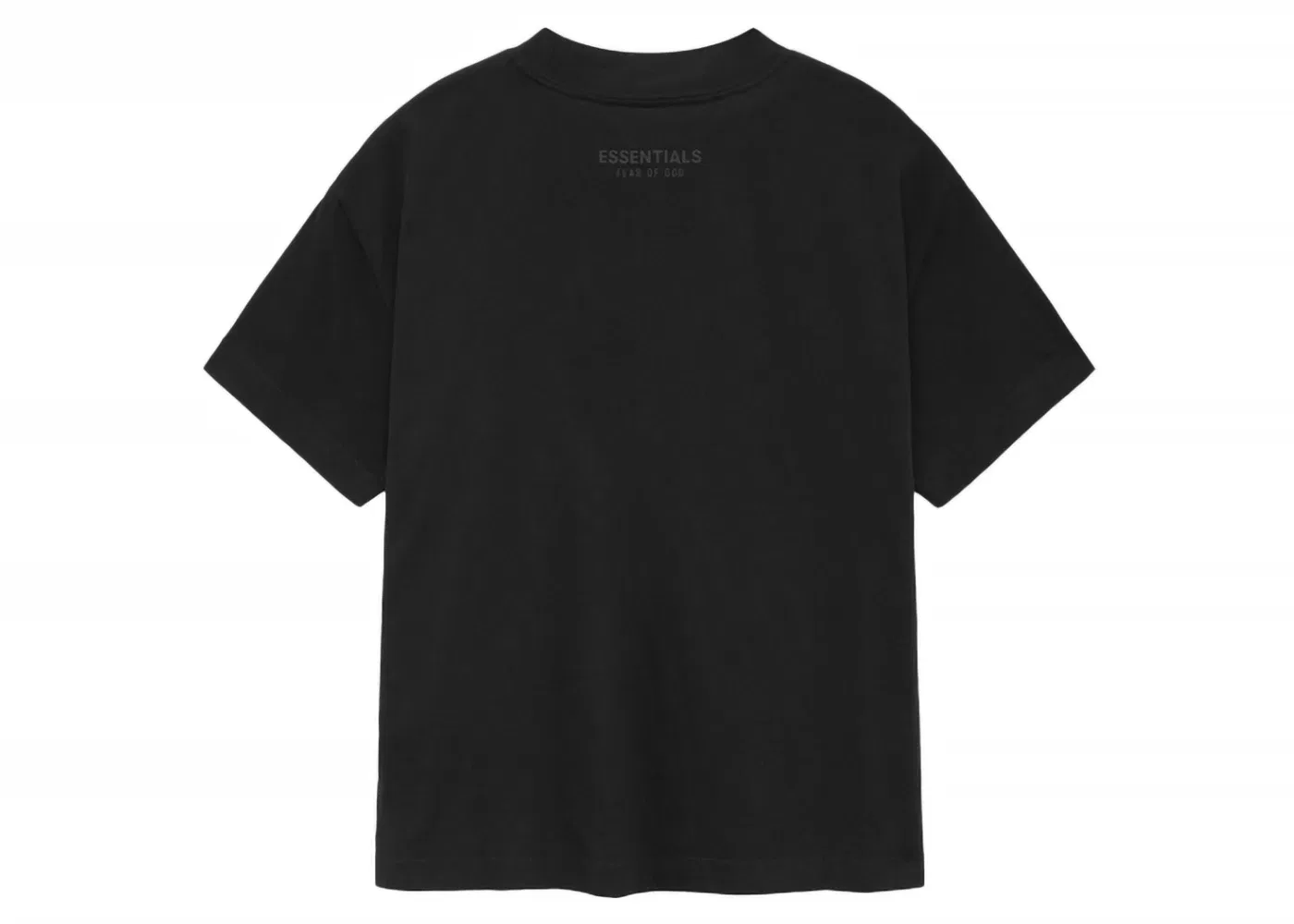 Детская футболка с принтом Fear of God Essentials Core Collection Tee Fear of God, Black — фото 2