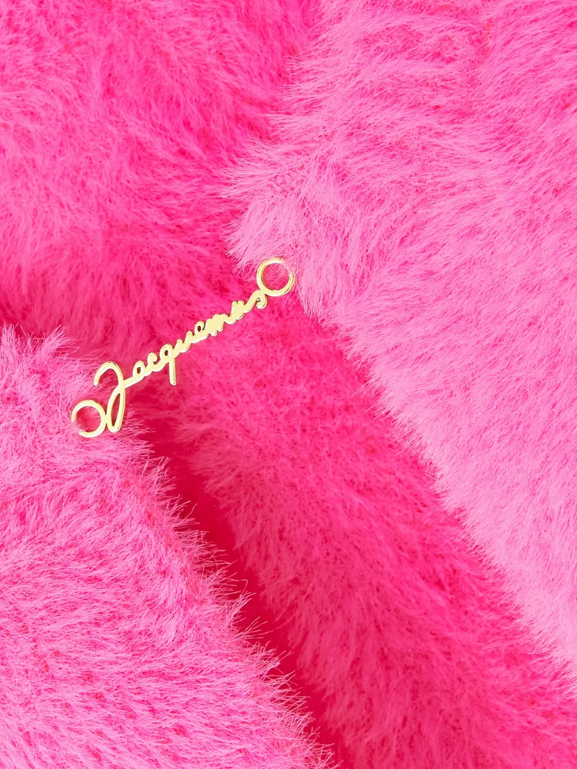 Укороченный вязаный кардиган Neve Jacquemus, розовый — фото 4
