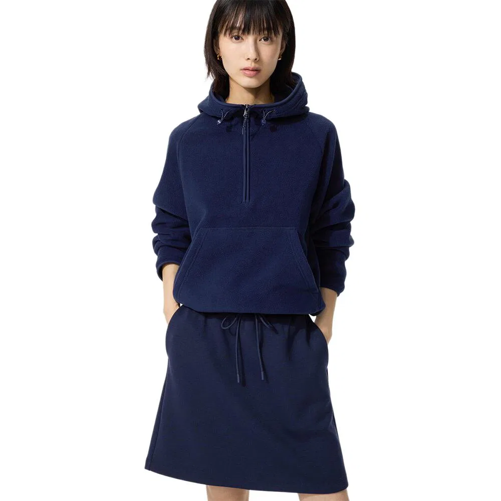 Женская короткая юбка повседневная, 69 Navy Blue, UNIQLO, Navy Blue — фото 3