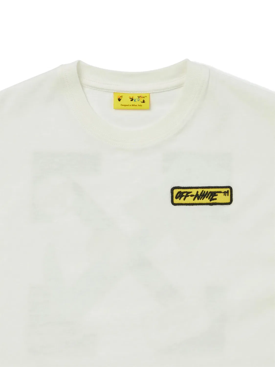 OFF-WHITE Футболка Arrows нейтральные тона — фото 3