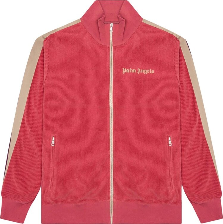 

Куртка Palm Angels Cord Fleece Track Jacket 'Burgundy/Beige', красный