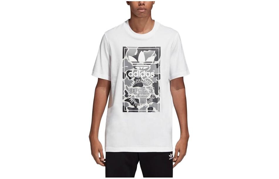 

Футболка CAMO LABEL мужская белая Adidas Originals, белый