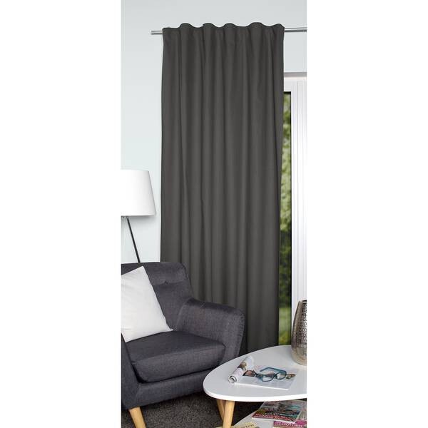 

Штора Home Wohnideen Topic, 245 см, серый