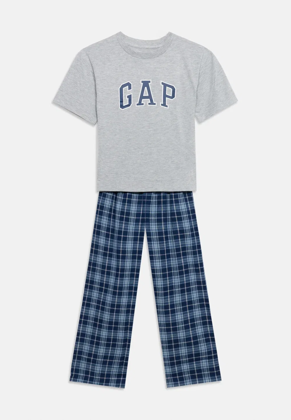 Комплект пижамы унисекс с логотипом Gap, Light Grey