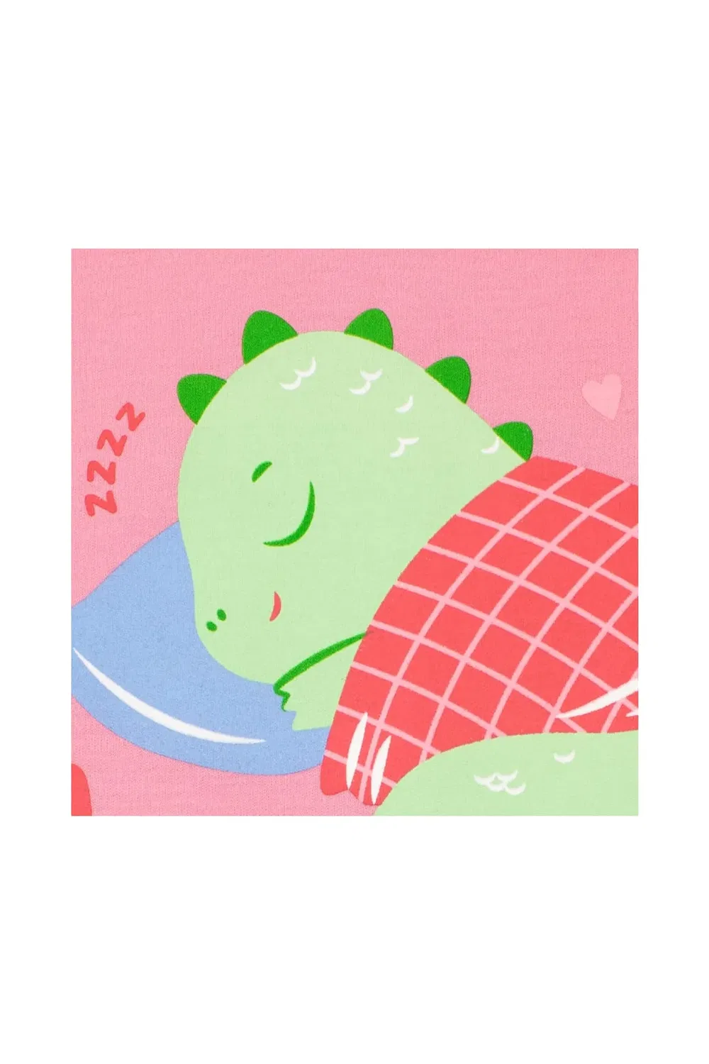 Детская ночная рубашка Dino Dreams Harry Bear, Pink — фото 2