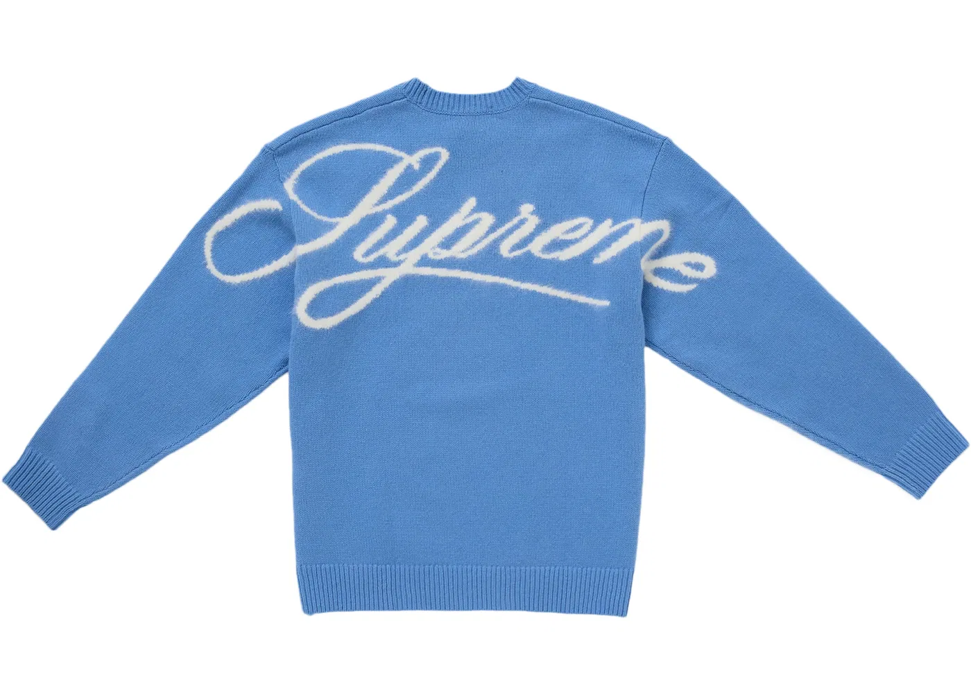 Мужской свитер с ангорой Script Light Blue Supreme