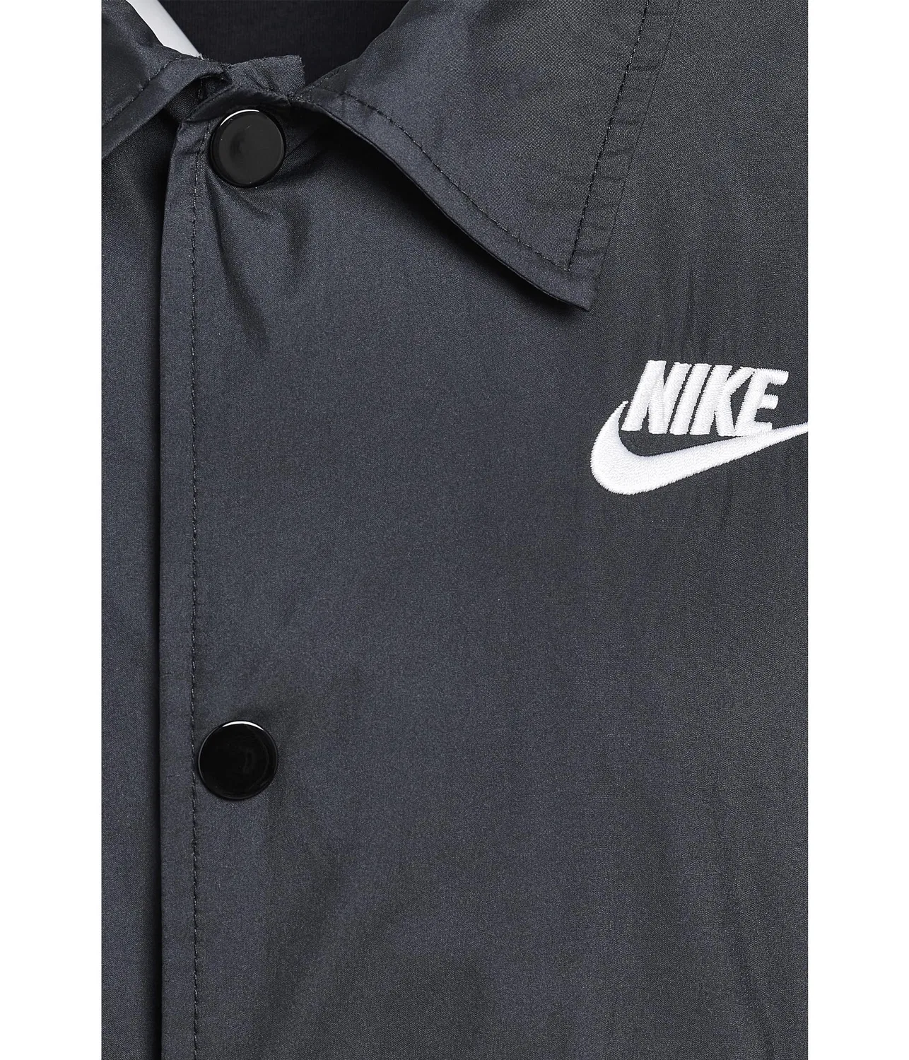 Куртка тренерская Sportswear Club Repel Coaches' Jacket (для маленьких и больших детей) Nike Kids, Black/White — фото 3