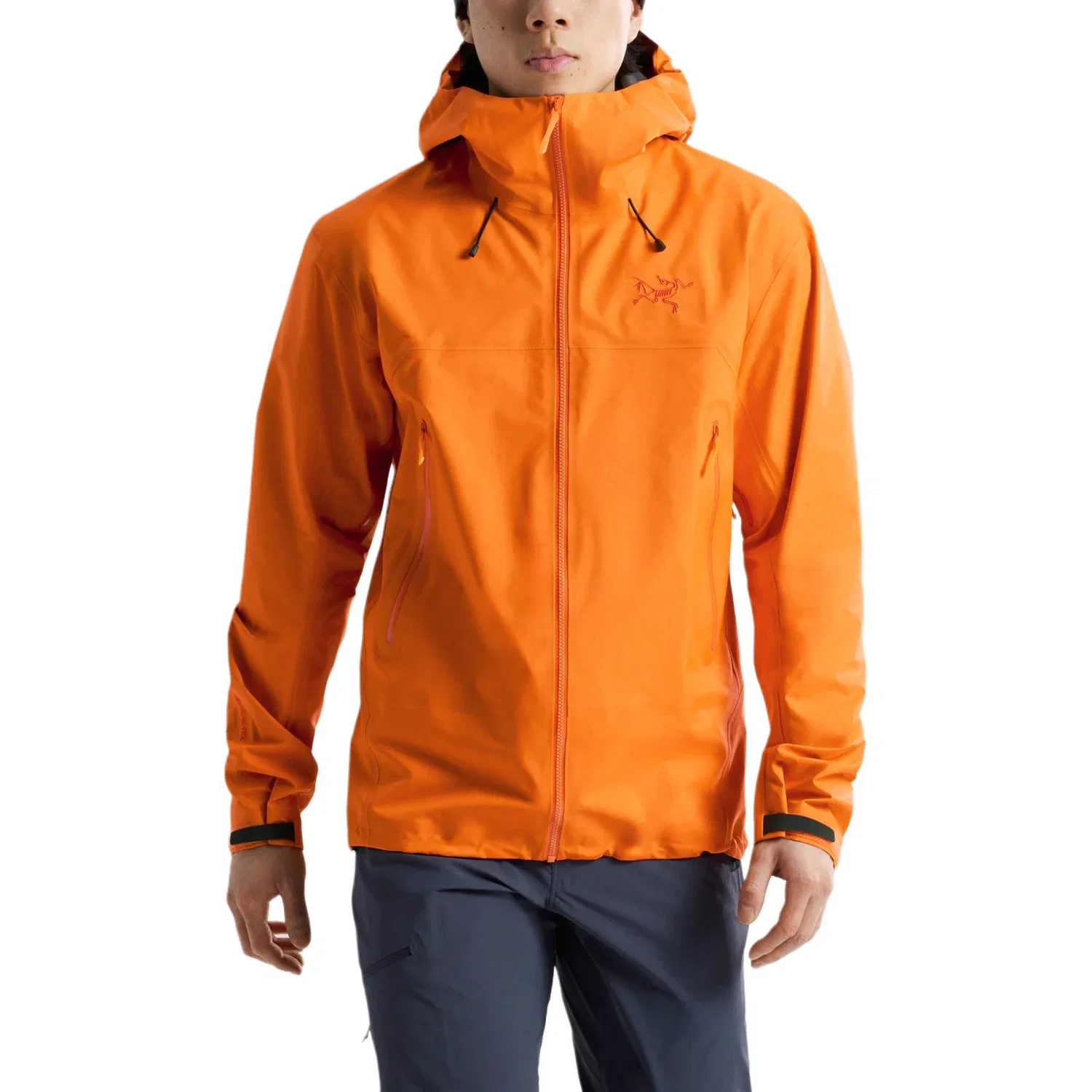 Мужская ветрозащитная куртка с капюшоном Arcteryx BETA SL, Цвет: Vibrant Orange Verve