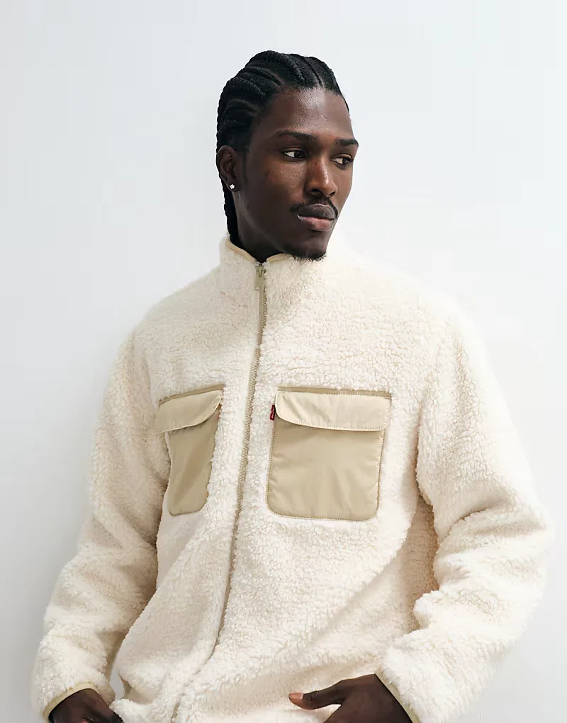 Куртка sherpa campo Levi's, белый