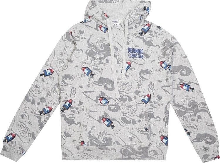 

Худи Billionaire Boys Club Moonwaves Hoodie 'Heather Grey', серый