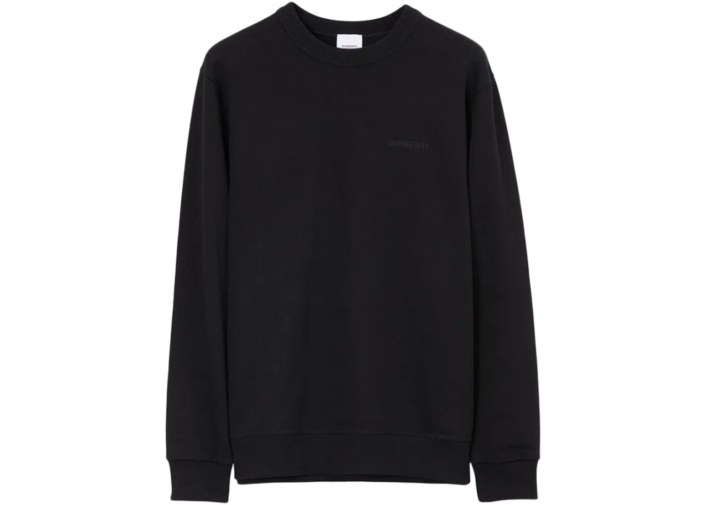 Мужской свитшот хлопковый Burberry Check EKD Cotton Sweatshirt Burberry, Black