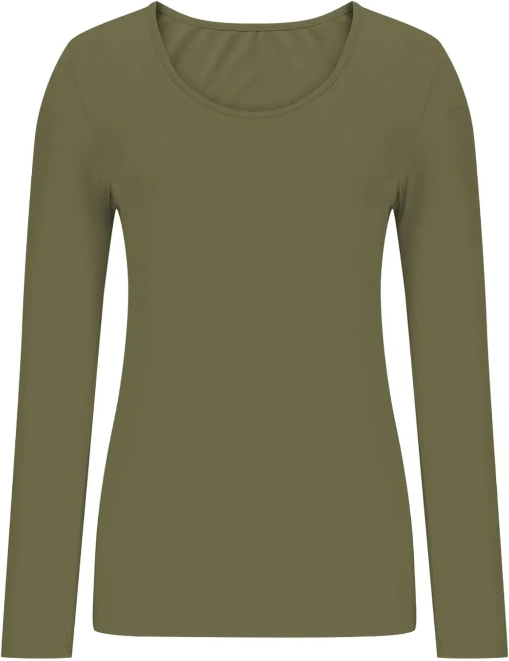 Женский топ с квадратным вырезом облегающий Y2K, Army Green — фото 2