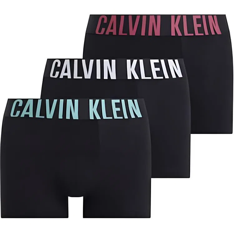 Трусы боксеры Intense Power, 3 шт, Calvin Klein, Black