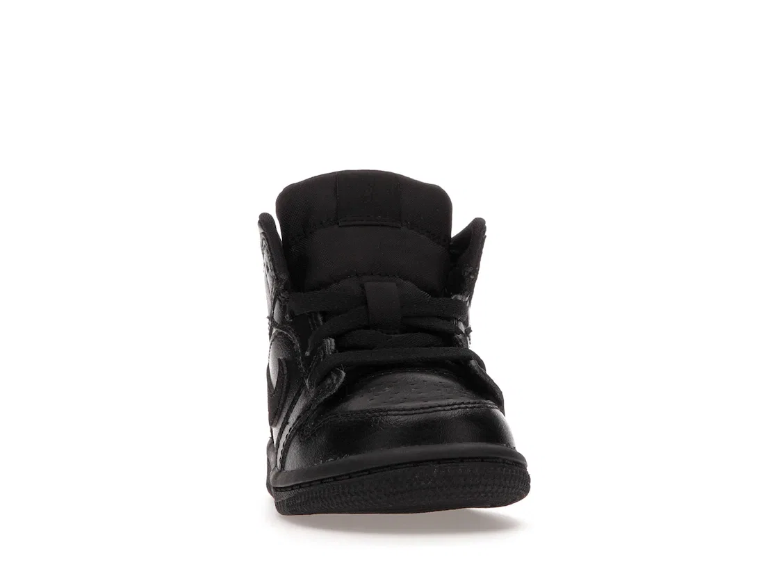 Детские кроссовки Lifestyle Jordan 1 Mid Black Jordan, Black Black Black — фото 2