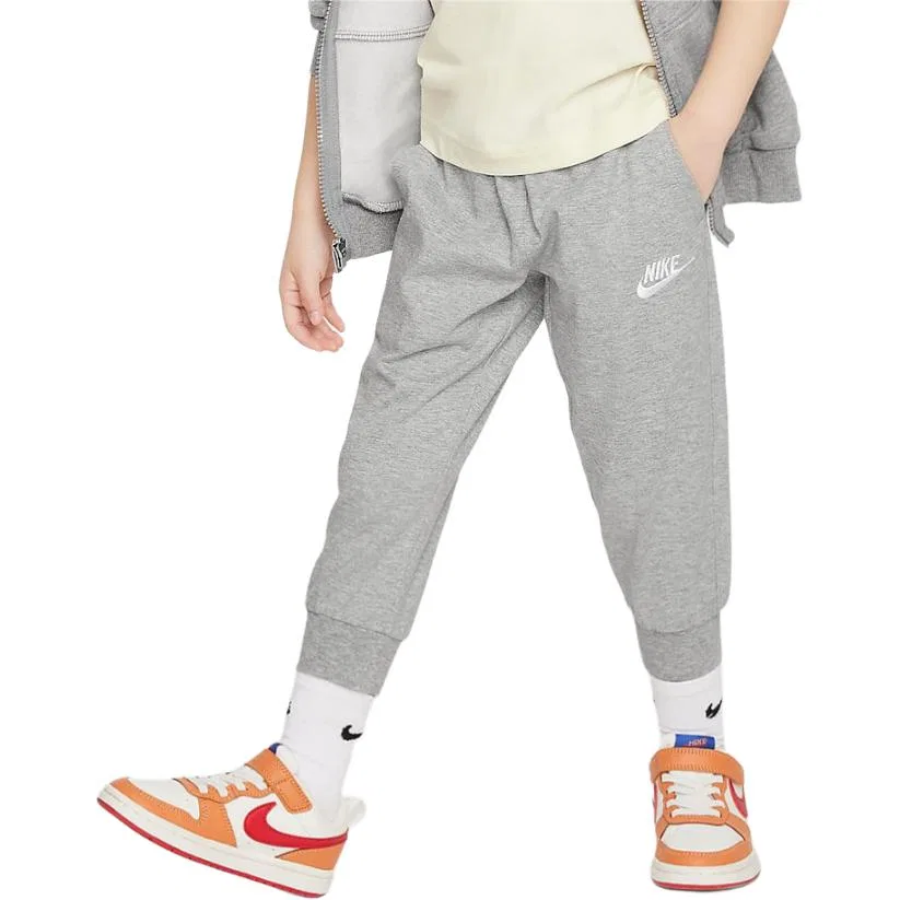 Детские трикотажные спортивные штаны Nike Sportswear Club, Toned Dark Gray — фото 3
