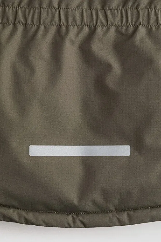 Детская куртка для девочек с капюшоном H&M, Khaki — фото 4
