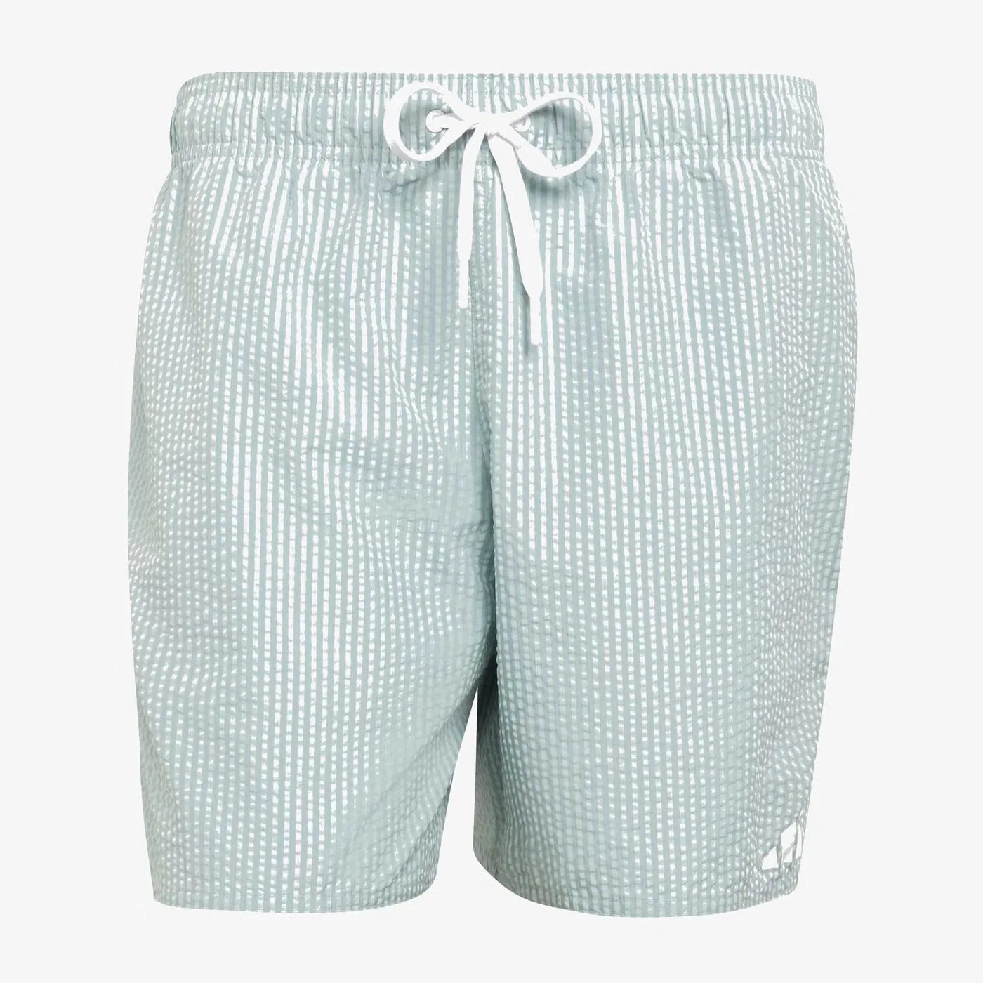 Шорты для плавания с полосками Seersucker Adidas, зеленый