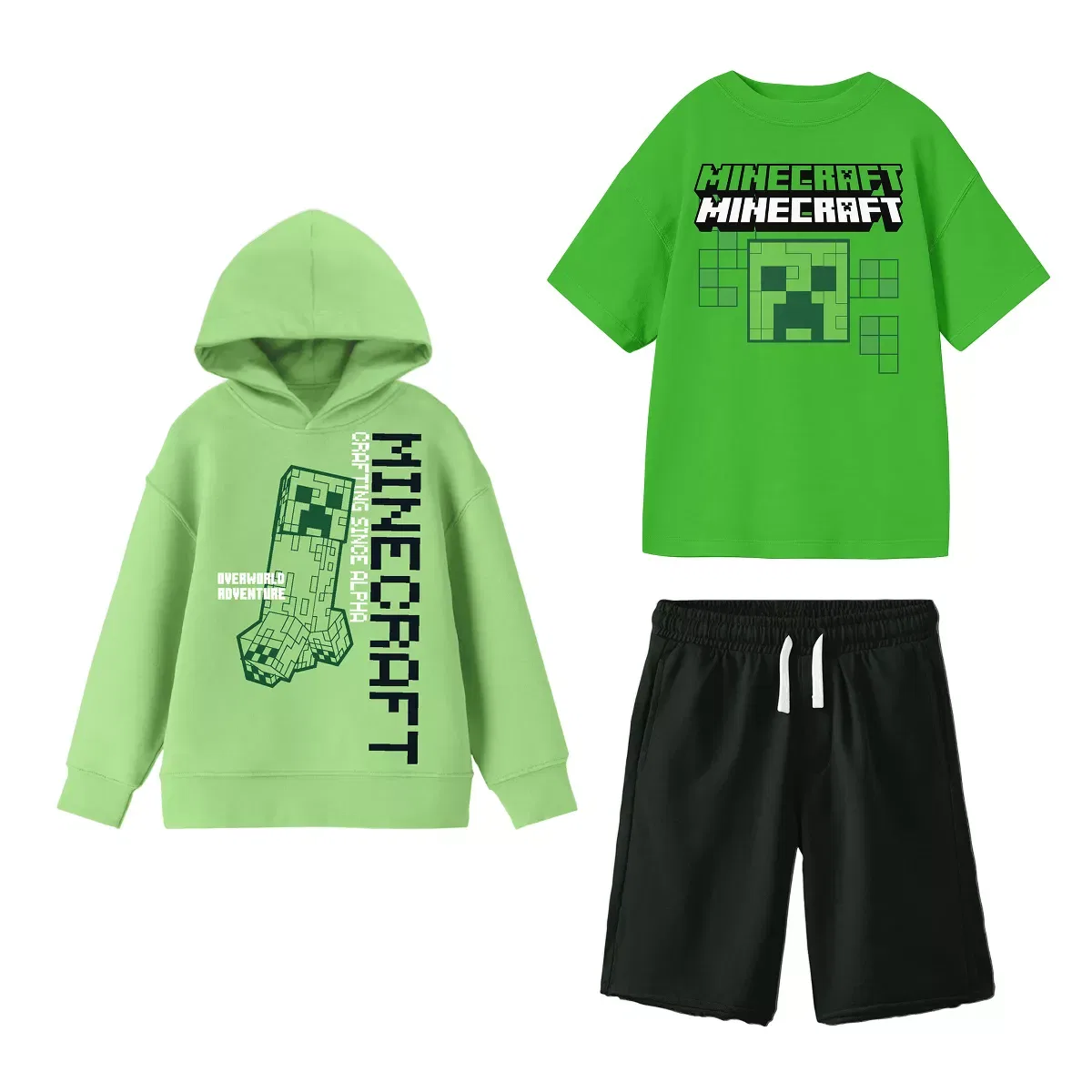 Детский комплект для мальчиков с принтом Minecraft Perfect Outfit LankyBox, Minecraft Perfect Outfit
