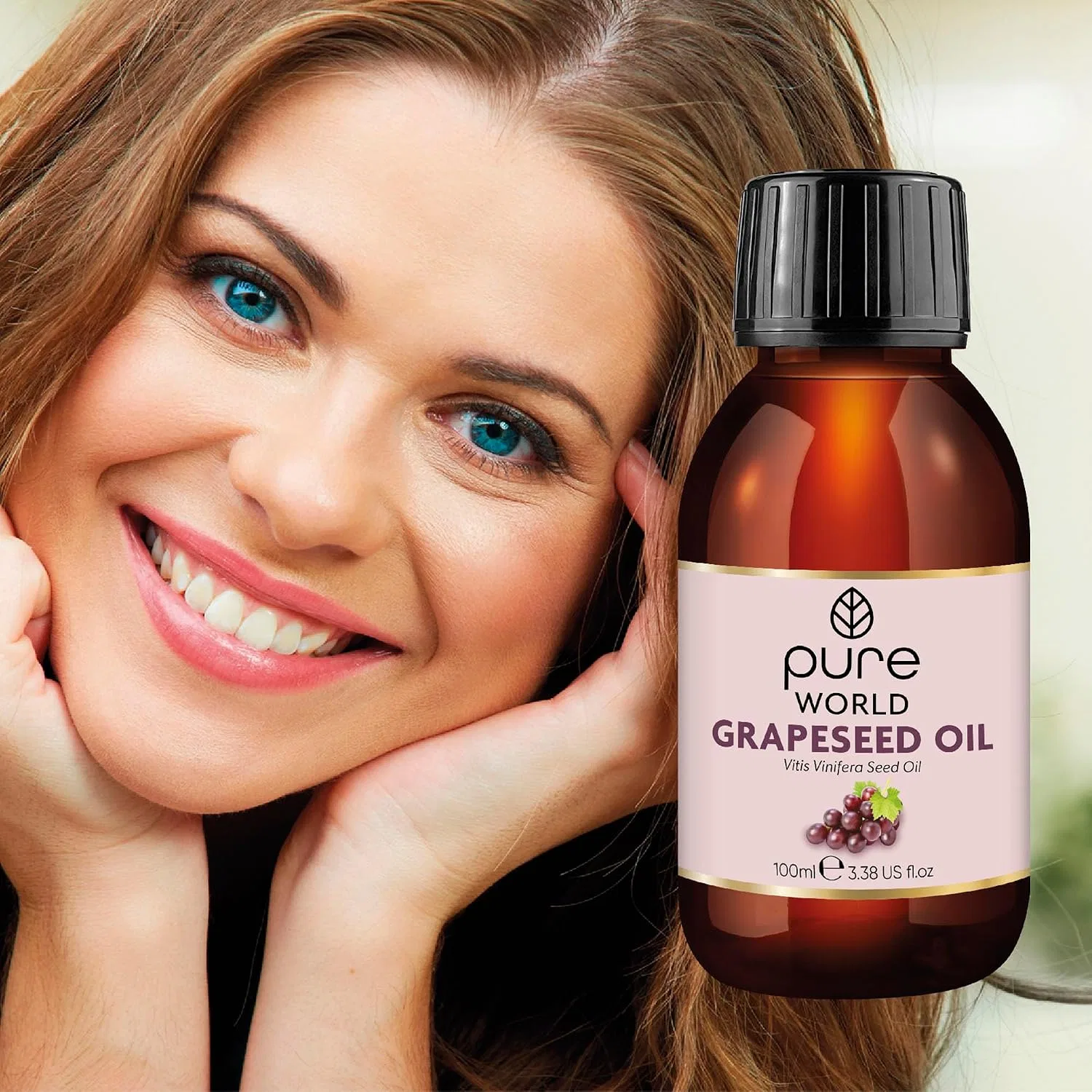 Масло для тела Grapeseed Oil, Pure World, 100 мл — фото 2