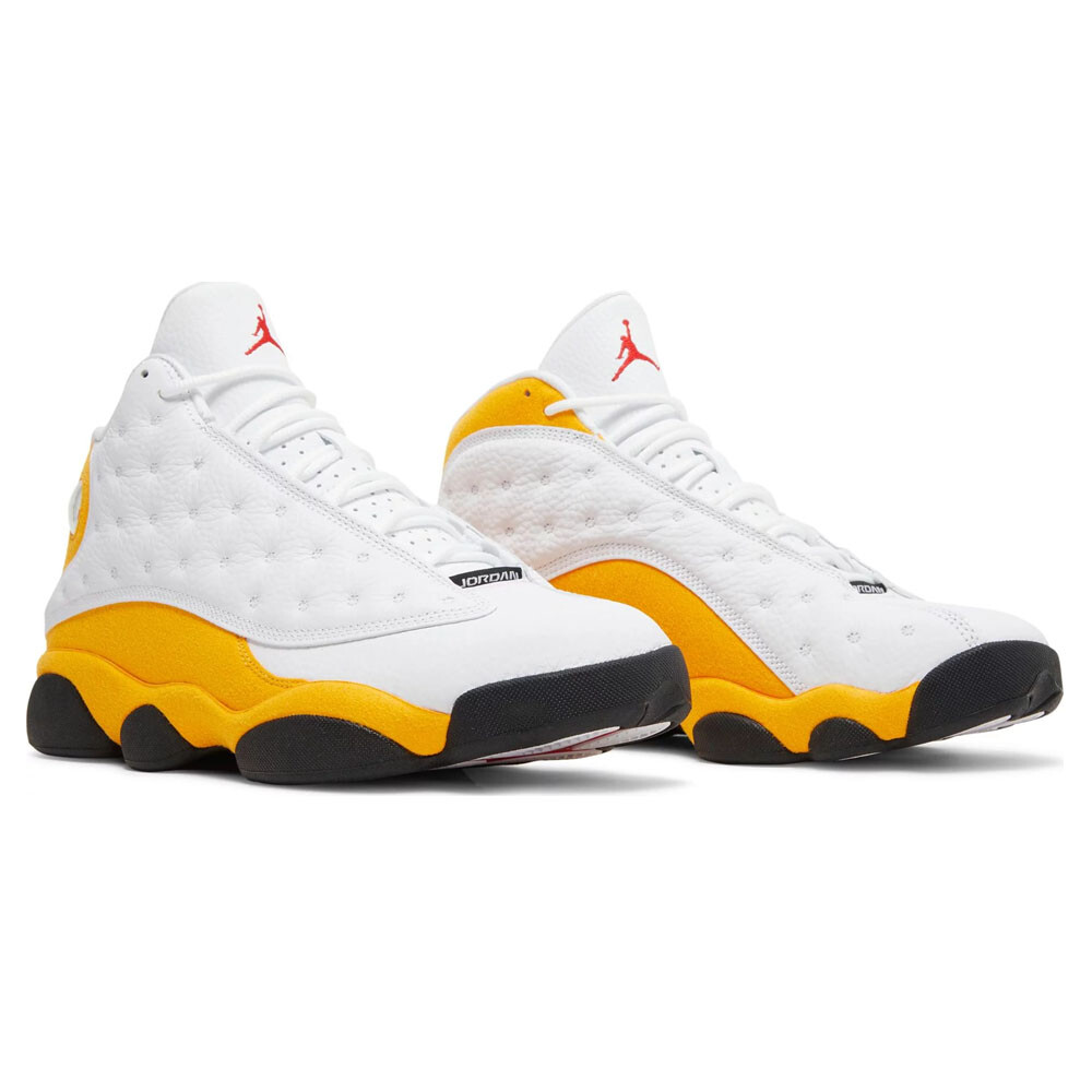 

Кроссовки Nike Air Jordan 13 Retro Del Sol, белый/желтый
