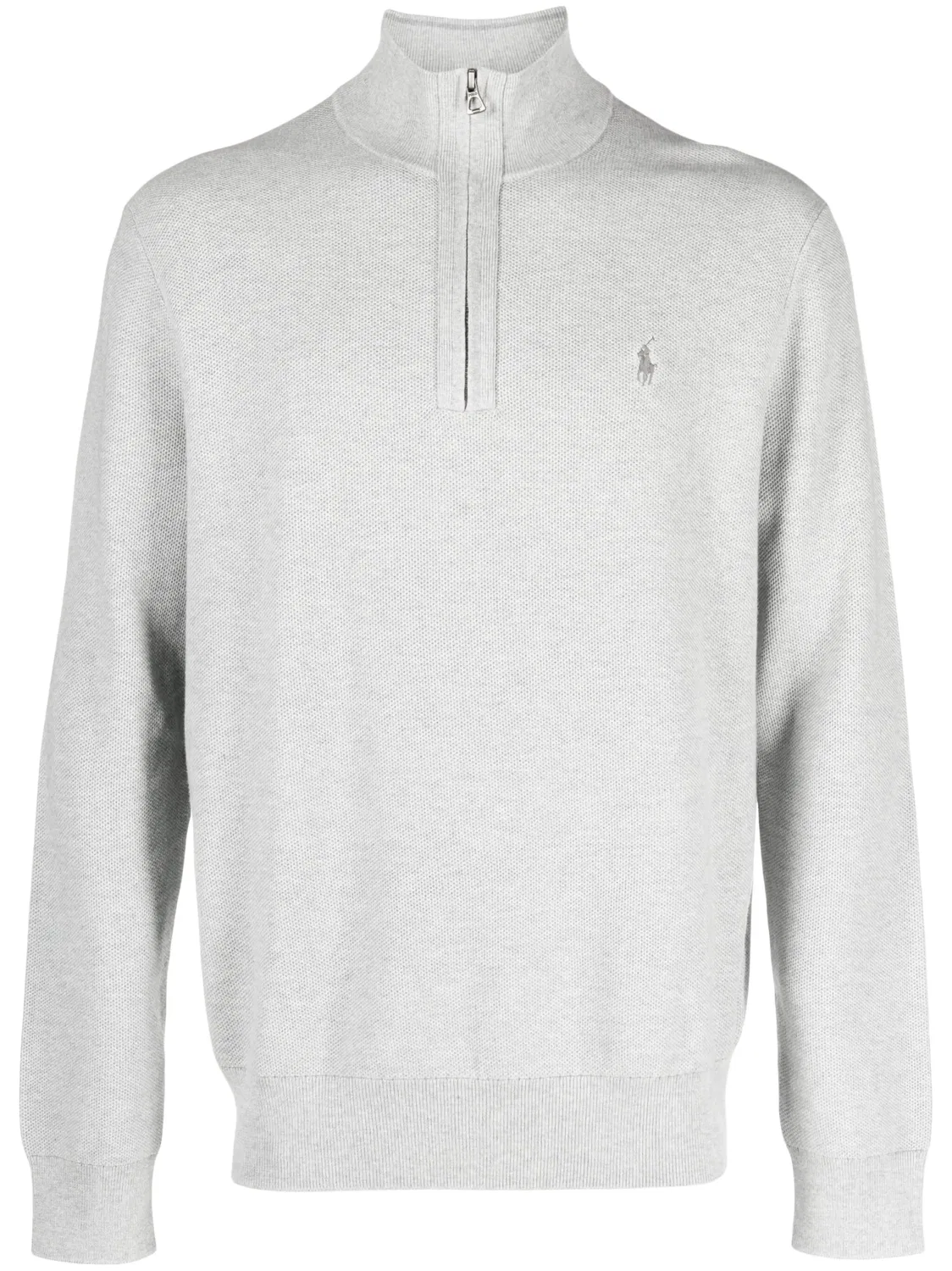 Polo Ralph Lauren Серый Пуловер с Полу-молнией