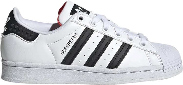 

Кроссовки Adidas LEGO x Superstar J, белый