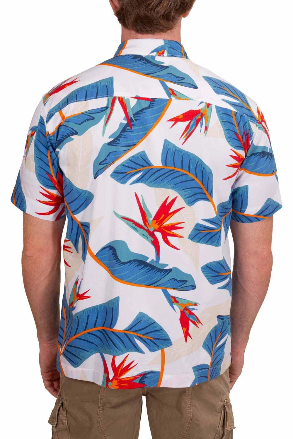 Мужская рубашка с принтом Hawaiian Superdry, Blau Bunt — фото 3